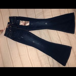 Flare leg jeans